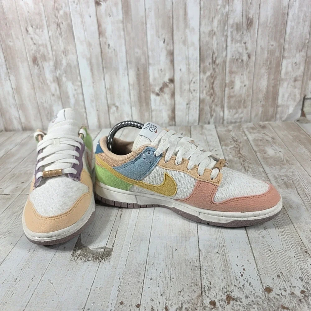Nike Dunk Low Sun Club Arctic Orange Sanded Gold DQ0265-100 Womens 8.5 Sneakers - Picture 7 of 8
